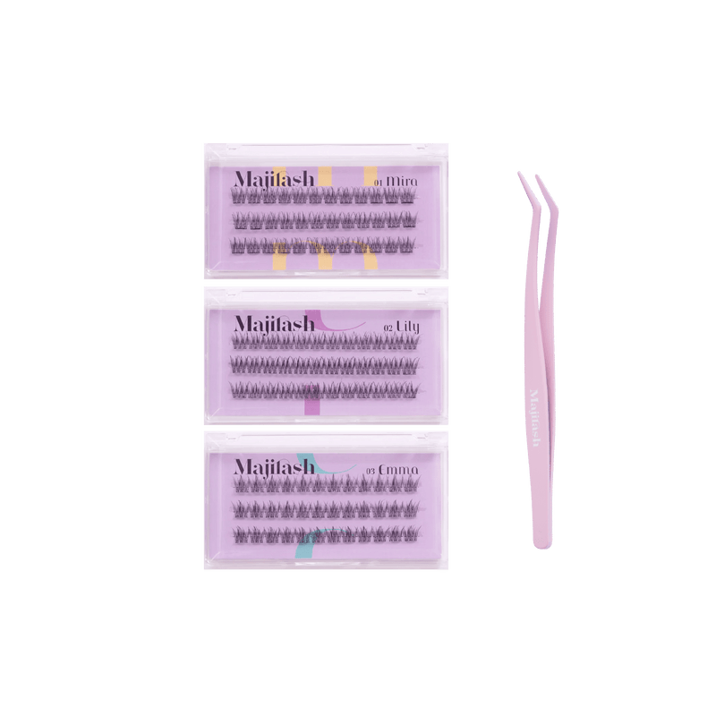 Majilash Petite Collection［Mira, Lily, Emma］＋選べる専用ツイーザー（Purple/Pink） - MAJISHOP